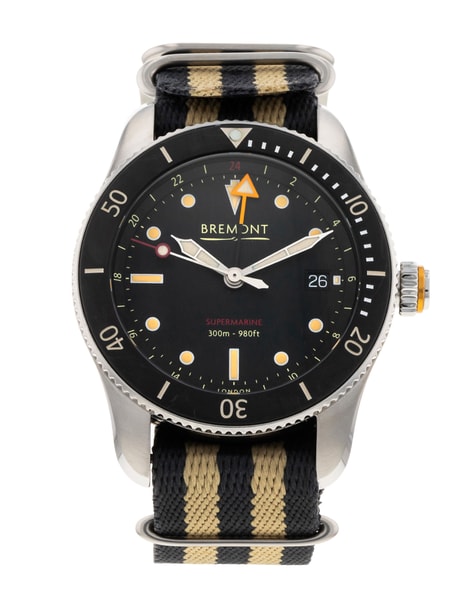 Bremont Supermarine S302-BK-NATO-R-S